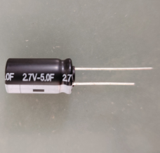 JGNE精工2.7V 5F圓柱超級電容器HESR2R7505Z-L型